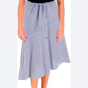 Ralph Lauren striped asymmetrical skirt